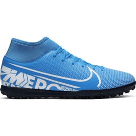 Pantofi de fotbal Nike Mercurial Superfly 7 Club Tf Junior AT8156 414 multicolor albastru