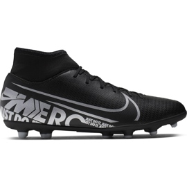 Pantofi de fotbal Nike Mercurial Superfly 7 Club FG / MG AT7949 001 negru negru