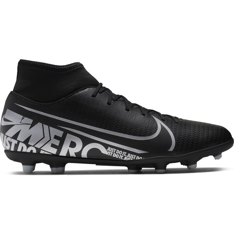 Pantofi de fotbal Nike Mercurial Superfly 7 Club FG / MG AT7949 001 negru negru