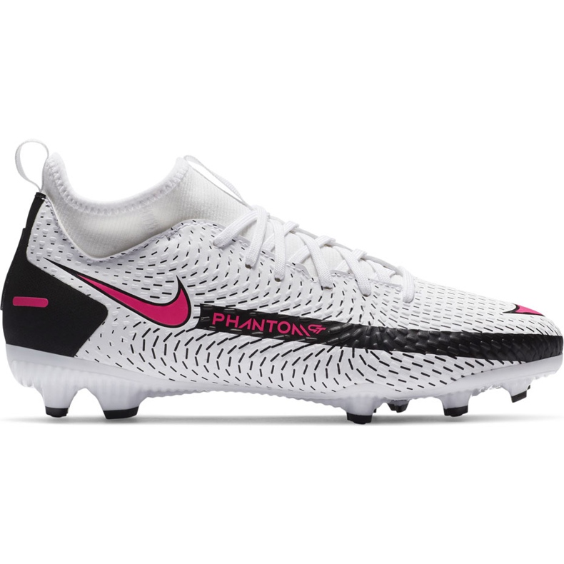 Pantofi de fotbal Nike Phantom Gt Academy Df FG / MG Junior CW6694 160 alb alb
