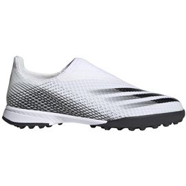 Ghete de fotbal Adidas X GHOSTED.3 Ll Tf Junior EG8150 ['alb'] alb