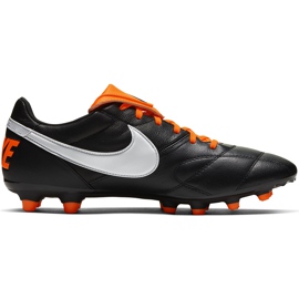 Încălțăminte de fotbal Nike The Premier Ii Fg 917 803 018 negru negru