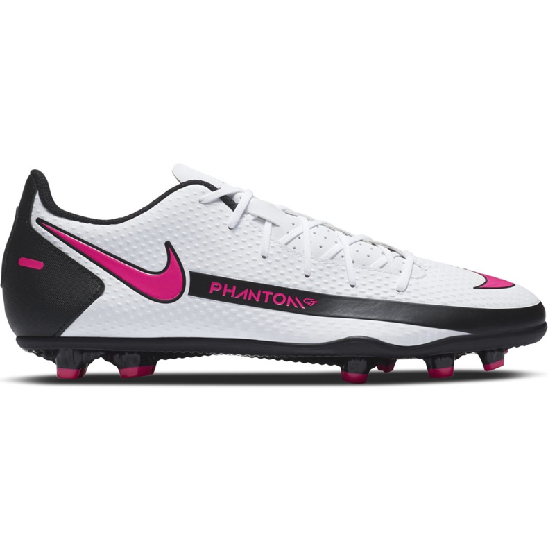 Pantofi de fotbal Nike Phantom Gt Club FG / MG CK8459 160 alb alb