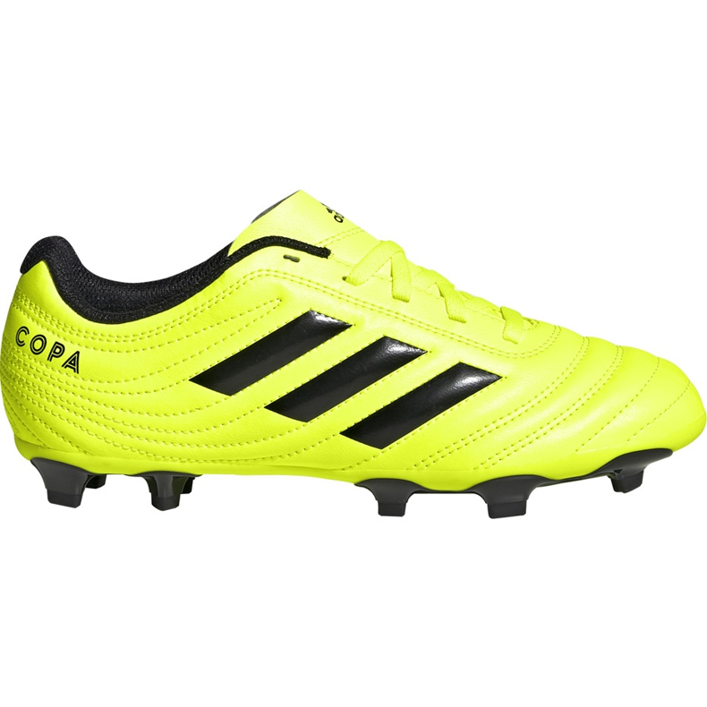 Ghete de fotbal Adidas Copa 19.4 Fg Junior galben F35461