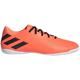 Ghete de fotbal Adidas Nemeziz 19.4 In EH0307 portocale portocale Ghete de fotbal Adidas Nemeziz 19.4 In EH0307 portocale portocale