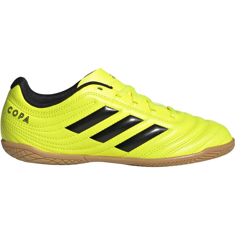 Cizme de fotbal Adidas Copa 19.4 In Junior galben F35451