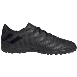Ghete de fotbal Adidas Nemeziz 19.4 Tf Jr negre EG3313 pentru copii negru negru