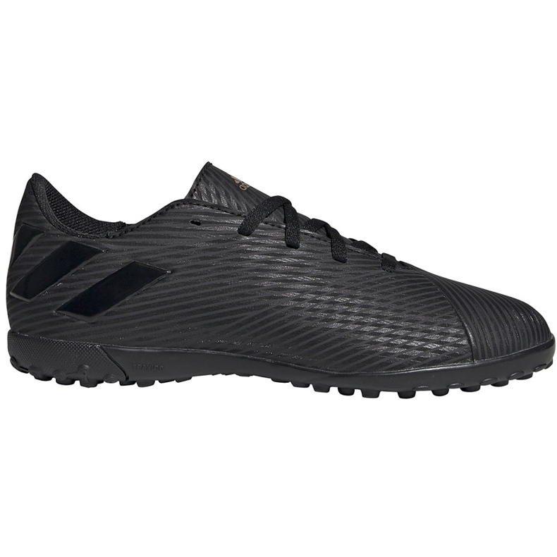Ghete de fotbal Adidas Nemeziz 19.4 Tf Jr negre EG3313 pentru copii negru negru