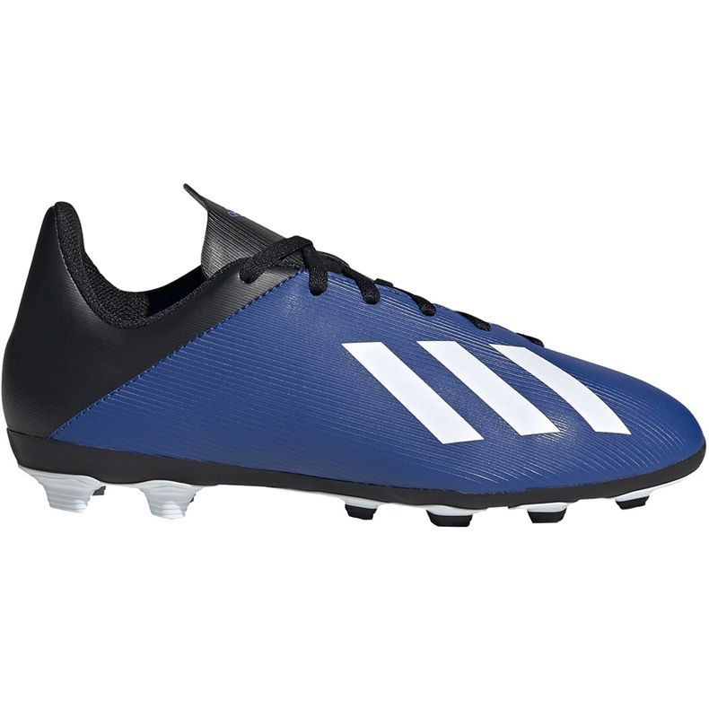 Pantofi de fotbal Adidas X 19.4 FxG Junior albastru-negru EF1615