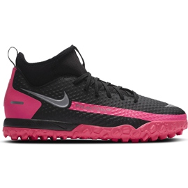 Pantofi de fotbal Nike Jr Phantom Gt Academy Df Tf CW6695 006 negru negru