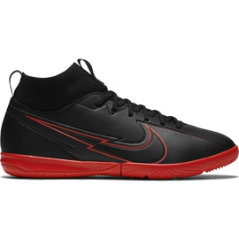 Pantof de fotbal Nike Mercurial Superfly 7 Academy Ic Junior AT8135 060 negru negru