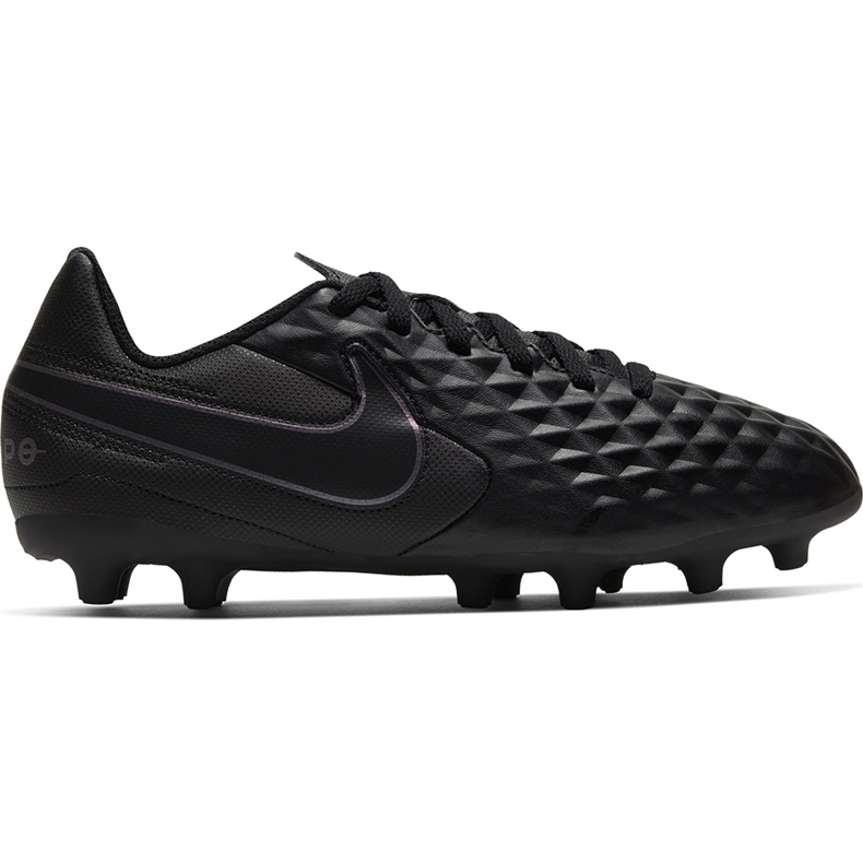 Pantofi de fotbal Nike Tiempo Legend 8 Club FG / MG Junior AT5881 010 negru negru