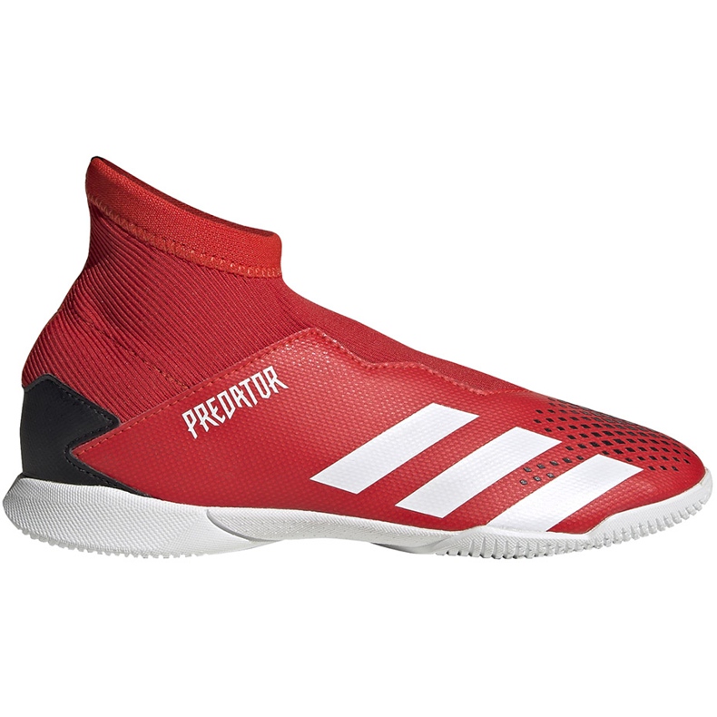 Ghete de fotbal Adidas Predator 20.3 Ll In Junior EF1952 multicolor roșu
