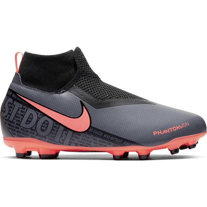 Pantofi de fotbal Nike Phantom Vsn Academy Df FG / MG Jr AO3287 080 multicolor negru