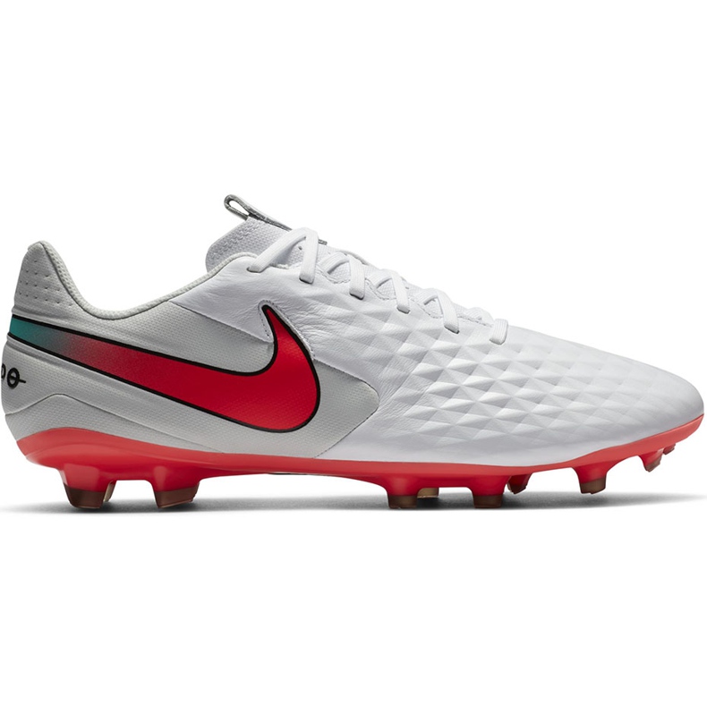 Pantof de fotbal Nike Tiempo Legend 8 Academy FG / MG AT5292 163 alb alb