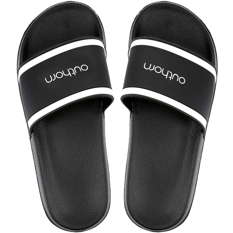 Papuci barbati Outhorn alb-negru HOL20 KLM601 20S