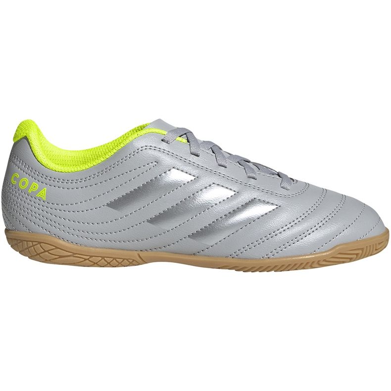 Ghete de fotbal Adidas Copa 20.4 In Jr EF8354 gri argint