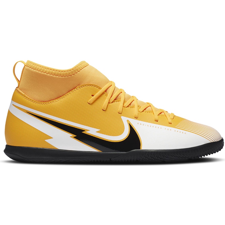 Pantofi de fotbal Nike Mercurial Superfly 7 Club Ic Junior AT8153 801 portocale galben