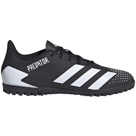 Ghete de fotbal Adidas Predator 20.4 Tf FW9205 negru negru Ghete de fotbal Adidas Predator 20.4 Tf FW9205 negru negru