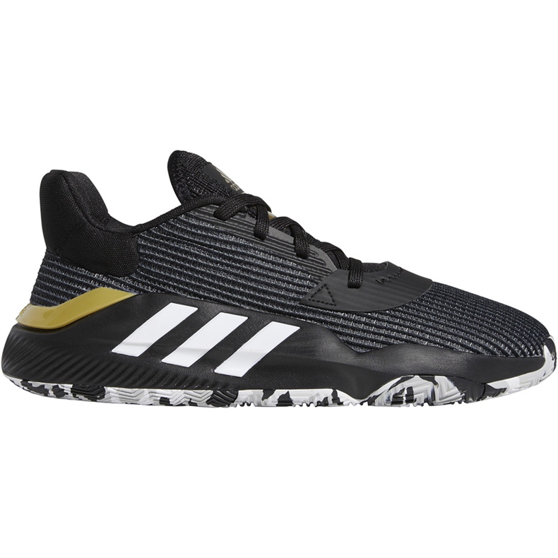Pantofi Adidas Pro Bounce 2019 Low alb-negru EF0469