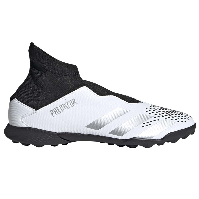 Ghete de fotbal Adidas Predator 20.3 Ll Tf Junior FW9211 alb alb