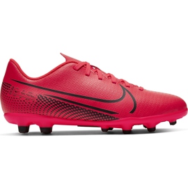 Pantofi de fotbal Nike Mercurial Vapor 13 Club FG / MG Junior AT8161 606 multicolor roșu