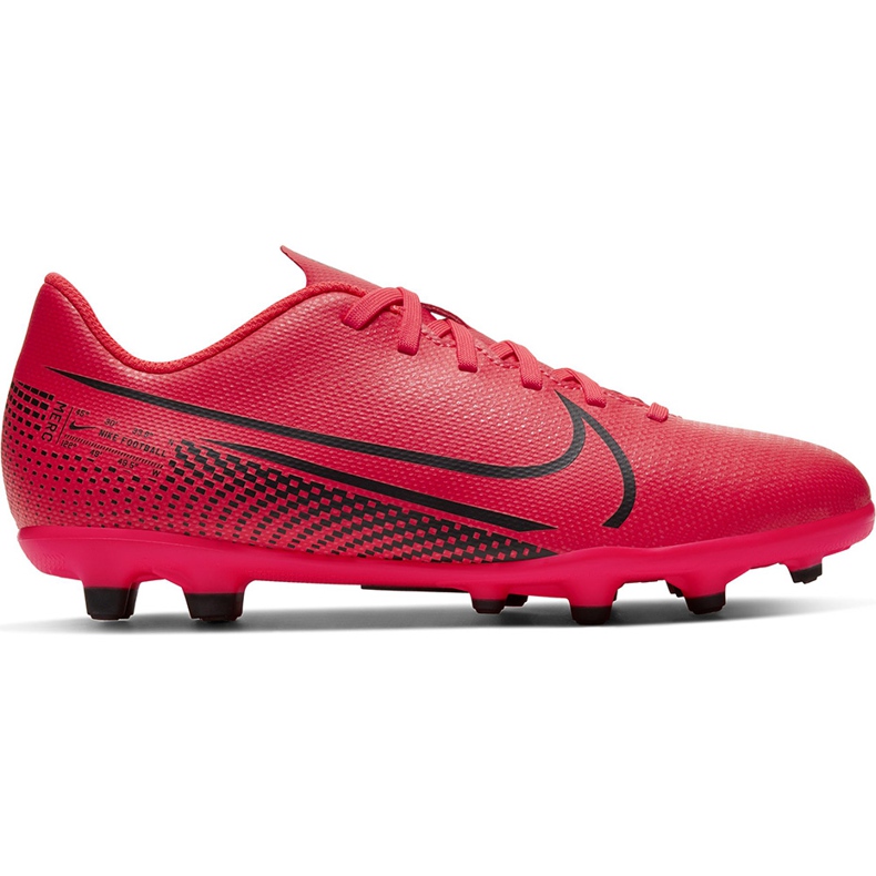 Pantofi de fotbal Nike Mercurial Vapor 13 Club FG / MG Junior AT8161 606 multicolor roșu