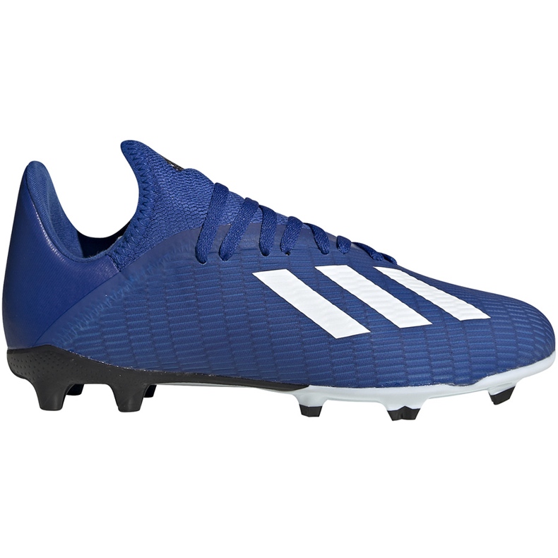 Ghete de fotbal Adidas X 19.3 Fg Junior EG7152 albastru albastru