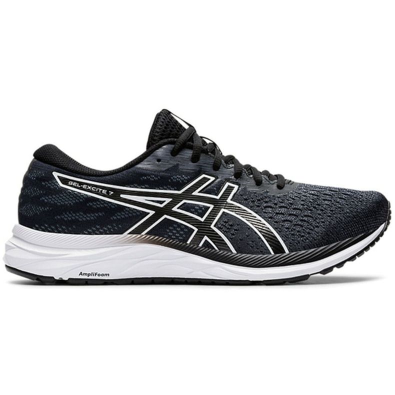 Pantofi de alergare pentru bărbați Asics Gel Excite 7 alb-negru 1011A657 001