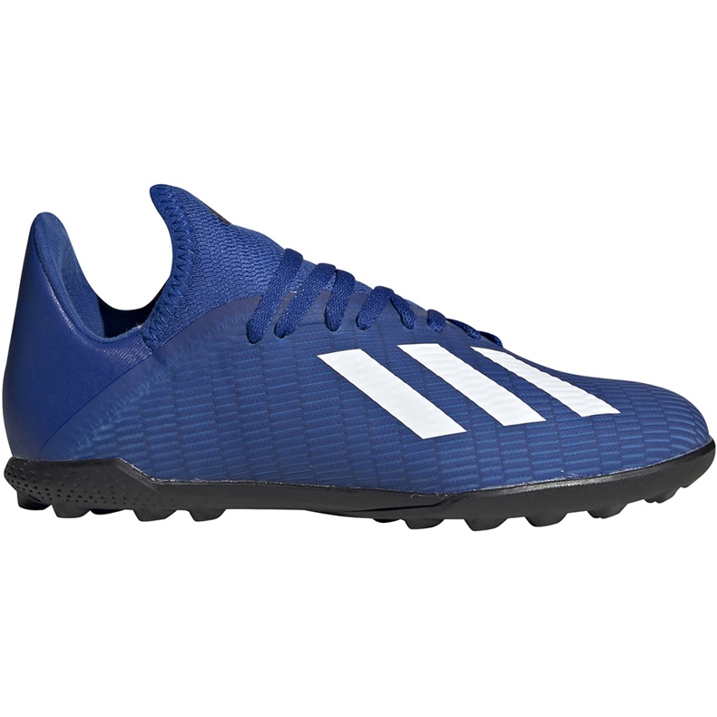 Ghete de fotbal Adidas X 19.3 Tf Junior EG7172 albastru albastru