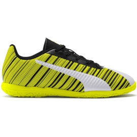 Cizme de fotbal Puma One 5.4 It Junior galben-alb-negru 105664 04 multicolor