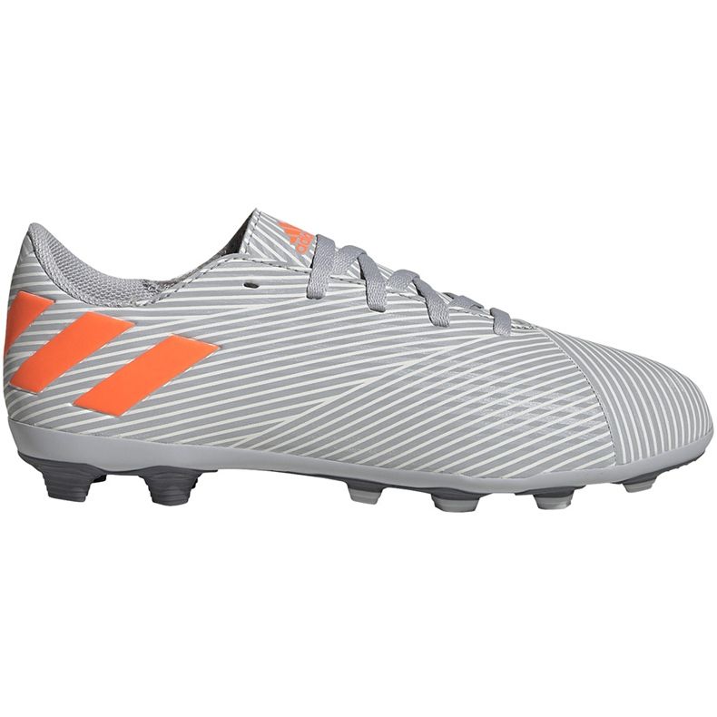 Pantofi de fotbal Adidas Nemeziz 19.4 FxG Jr gri EF8305 multicolor