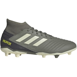 Ghete de fotbal Adidas Predator 19.3 Fg EF8208 gri gri Ghete de fotbal Adidas Predator 19.3 Fg EF8208 gri gri