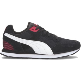 Pantofi Puma Vista negru-alb-roșu 369365 12 roşu