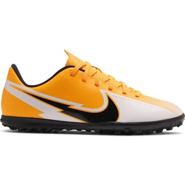 Pantofi de fotbal Nike Mercurial Vapor 13 Club Tf Junior AT8177 801 portocaliu galben