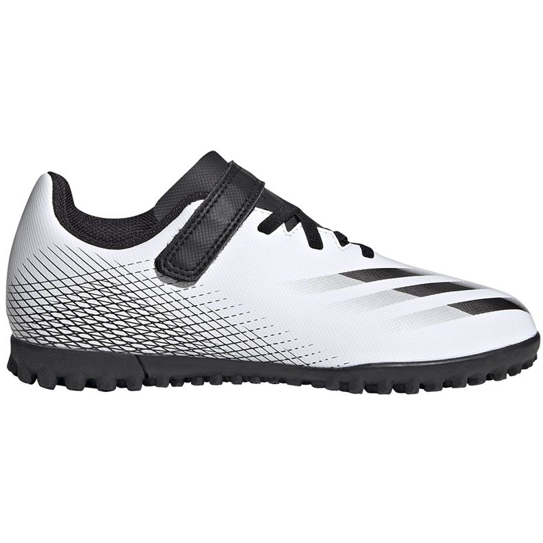 Ghete de fotbal Adidas X GHOSTED.4 H&amp;L Tf Junior FW9573 alb alb