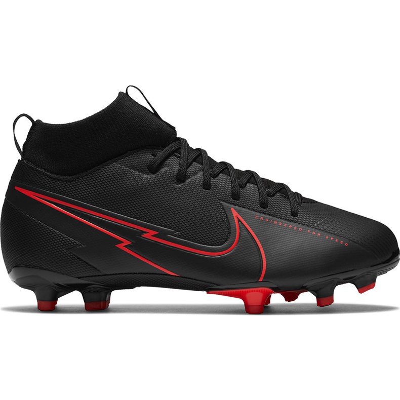 Pantof de fotbal Nike Mercurial Superfly 7 Academy FG / MG Junior AT8120 060 negru negru