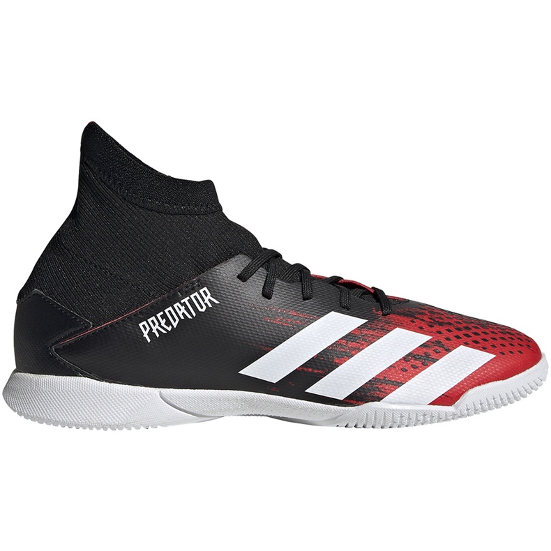Ghete de fotbal Adidas Predator 20.3 In Jr negru și roșu EF1954 multicolor