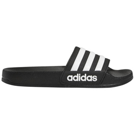 Papuci negri Adidas Adilette Shower K negri pentru copii G27625 negru Papuci negri Adidas Adilette Shower K negri pentru copii G27625 negru