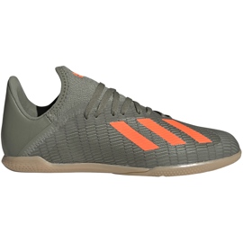 Adidasi de fotbal adidas X 19.3 In Junior EF8376 gri gri Adidasi de fotbal adidas X 19.3 In Junior EF8376 gri gri