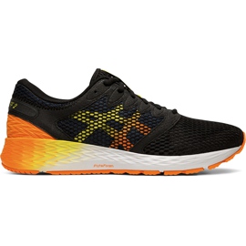 Pantofi de alergare pentru bărbați Asics Roadhawk Ff 2 negru și portocaliu 1011A136 005