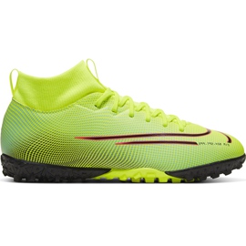 Pantof de fotbal Nike Mercurial Superfly 7 Academy Mds Tf Junior BQ5407 703 galben multicolor