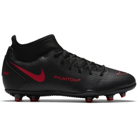 Pantofi de fotbal Nike Phantom Gt Club Df FG / MG Junior CW6727 060 negru negru Pantofi de fotbal Nike Phantom Gt Club Df FG / MG Junior CW6727 060 negru negru