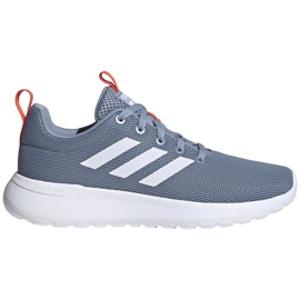 Pantofi copii Adidas Lite Racer Cln K gri FV9607 albastru