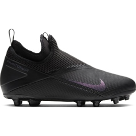 Pantofi de fotbal Nike Phantom Vsn 2 Academy Df FG / MG Junior CD4059 010 negru negru