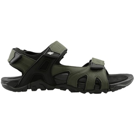 Sandale pentru bărbați 4F kaki H4L20 SAM002 43S verde