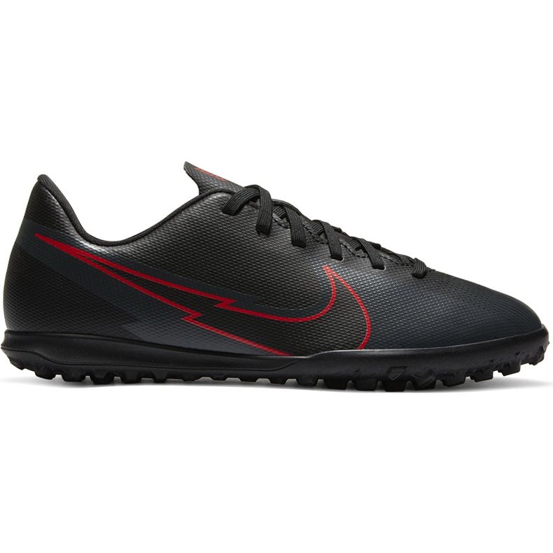 Pantof de fotbal Nike Mercurial Vapor 13 Club Tf Junior AT8177 060 negru negru