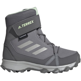 Pantofi copii Adidas Terrex Snow Cf R.RDY K G26580 gri