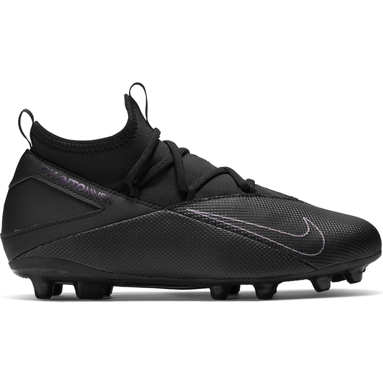 Pantofi de fotbal Nike Phantom Vsn 2 Club Df FG / MG Junior CD4061 010 negru negru