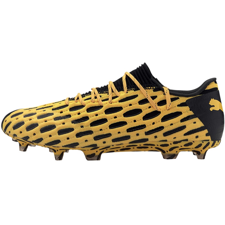 Pantofi de fotbal Puma Future 5.1 Netfit Low Fg Ag galben 105791 02